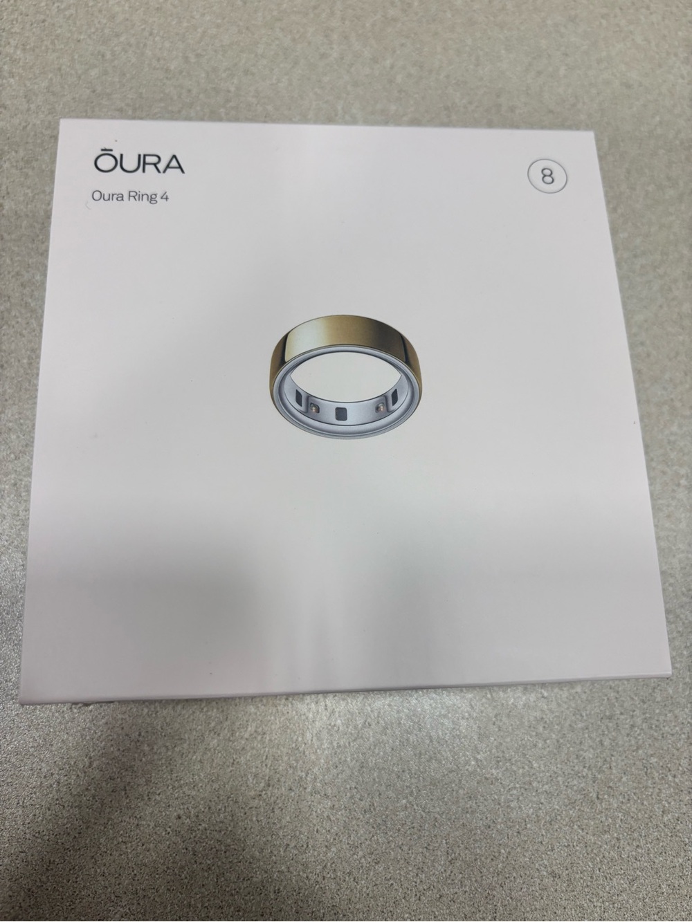 Oura Gold Smart Ring 4 - Gold Finish